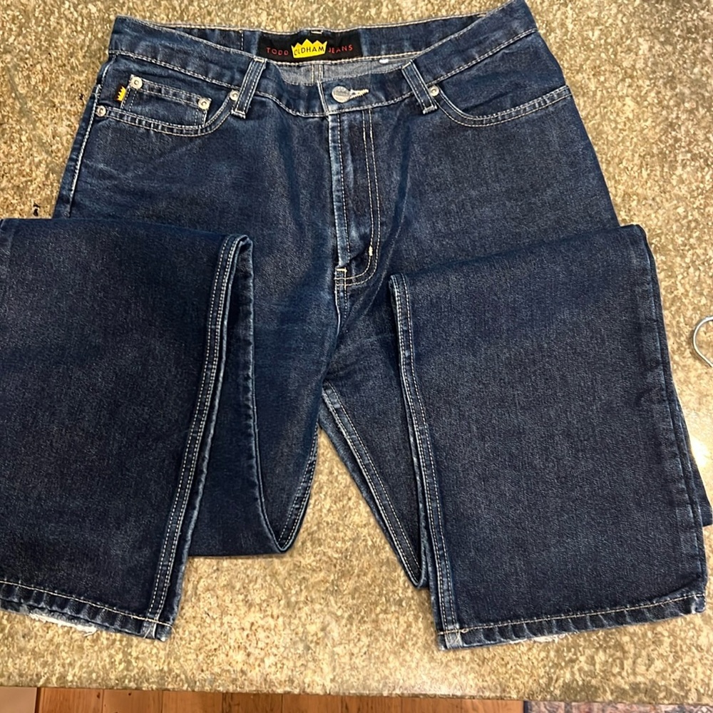 Vintage Todd Oldham Straight Leg Jeans Size 9x32